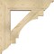 Ekena Millwork Merced Traditional Rough Sawn Bracket w/ Offset Brace, Douglas Fir, 8"W x 32"D x 32"H BKT0806X32X32MRC01RDF - alternate 2